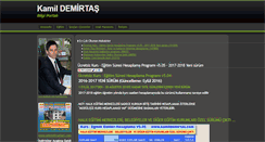 Desktop Screenshot of kamildemirtas.com
